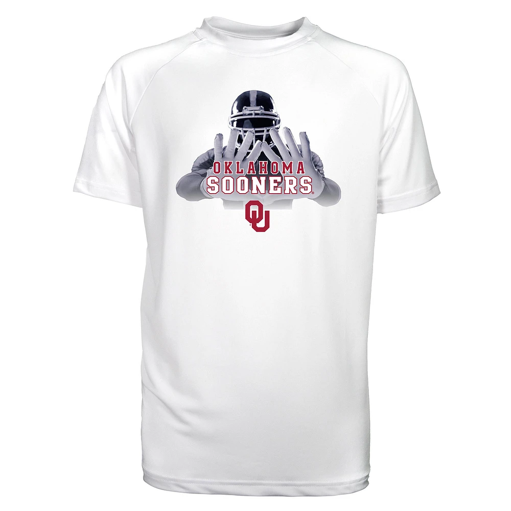 Toddler Garb White Oklahoma Sooners Kevin Raglan Sun Shirt