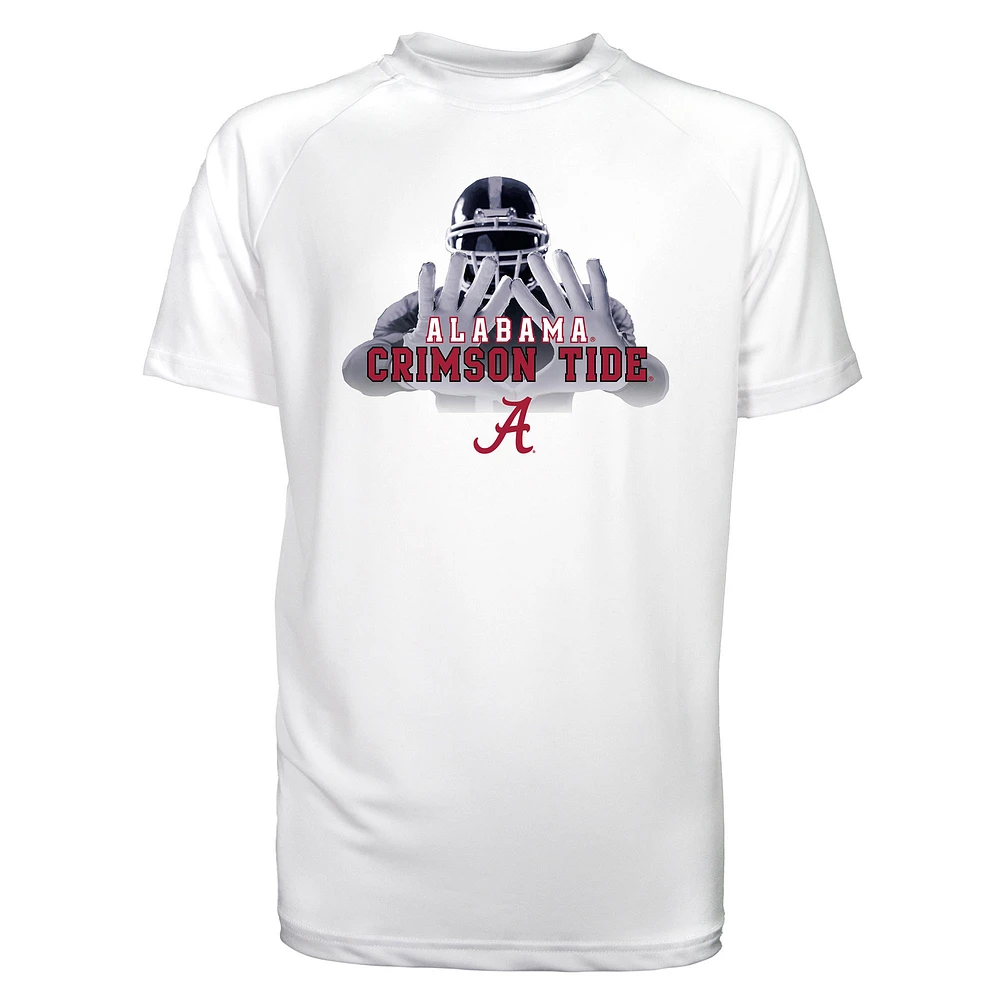 Toddler Garb White Alabama Crimson Tide Kevin Raglan Sun Shirt