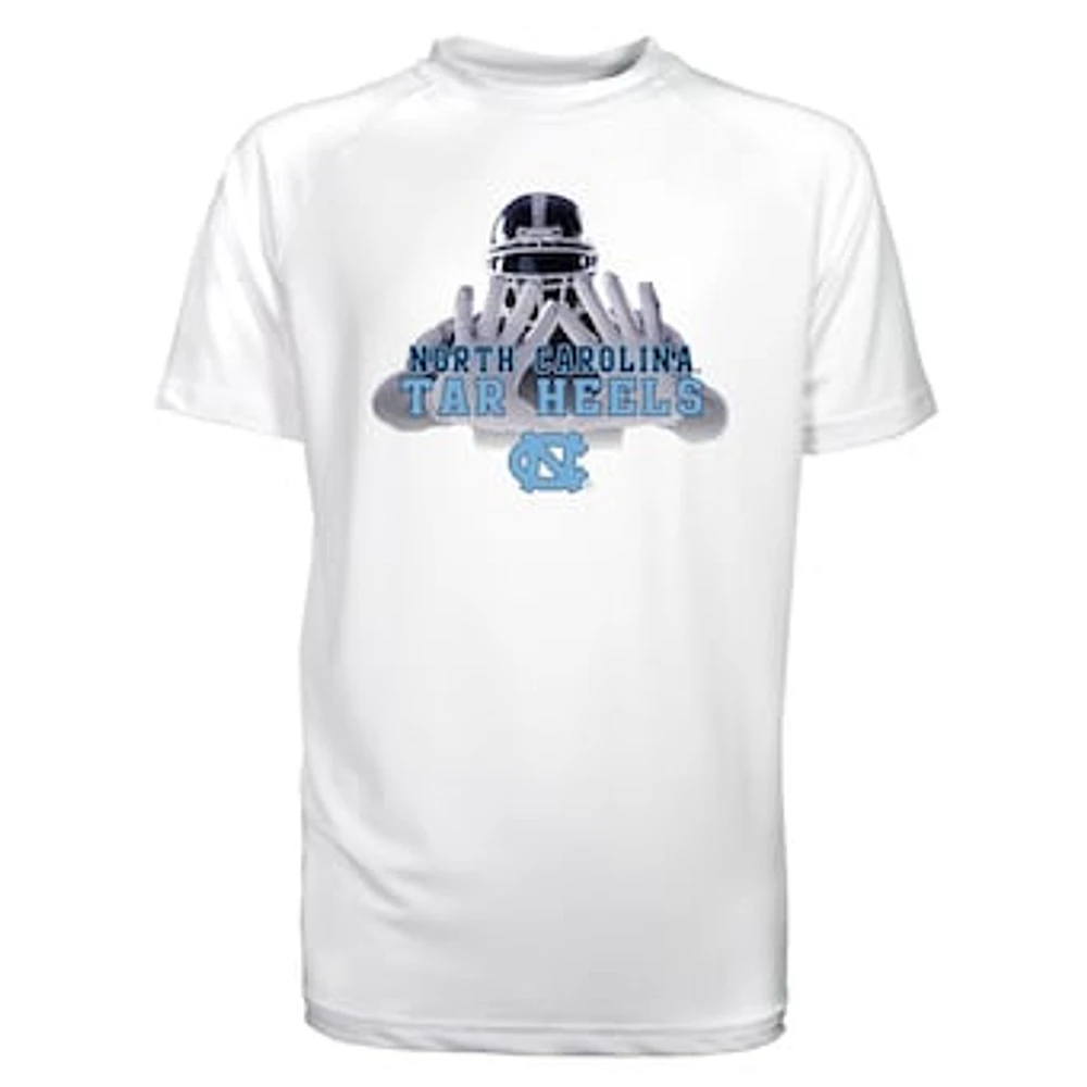 Toddler Garb White North Carolina Tar Heels Kevin Raglan Sun Shirt