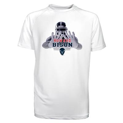 Toddler Garb White Howard Bison Kevin Raglan Sun Shirt