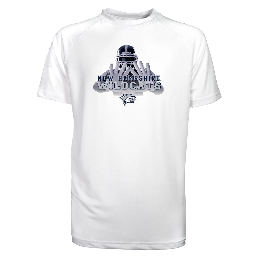 Youth Garb White New Hampshire Wildcats Kevin Sun Shirt
