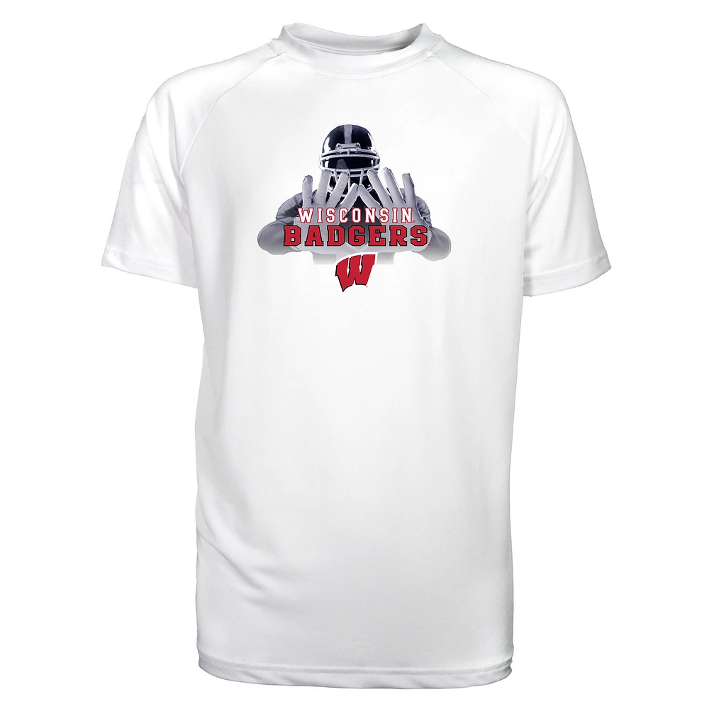 Youth Garb White Wisconsin Badgers Kevin Sun Shirt