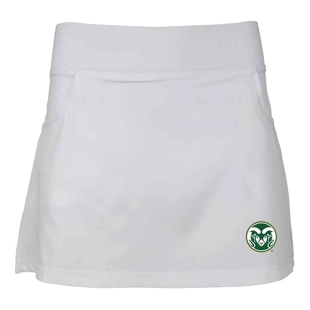 Girls Youth Garb White Colorado State Rams Sara Skort