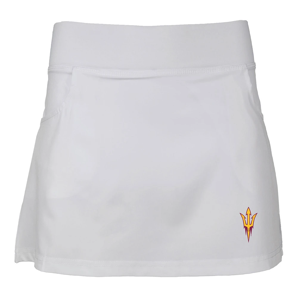 Girls Youth Garb White Arizona State Sun Devils Sara Skort