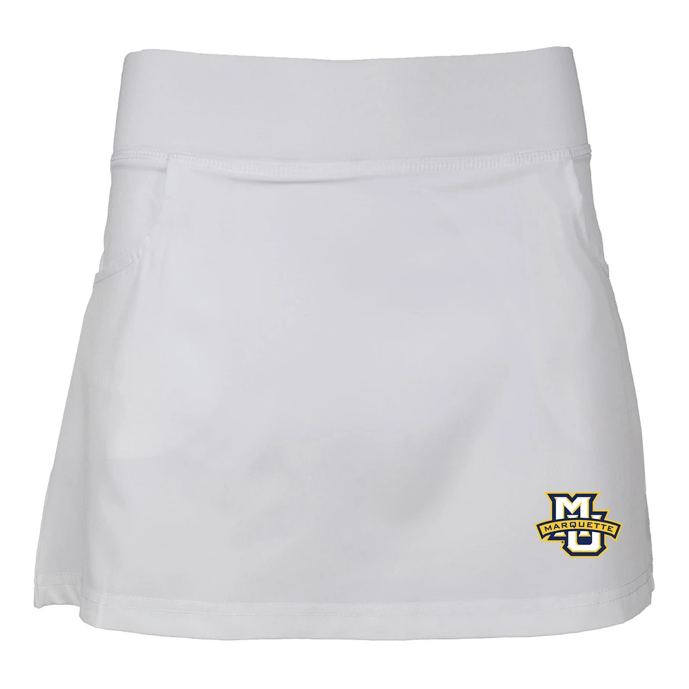 Girls Youth Garb White Marquette Golden Eagles Sara Skort