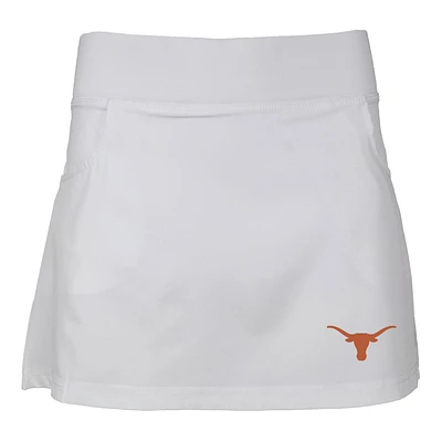 Girls Youth Garb White Texas Longhorns Sara Skort
