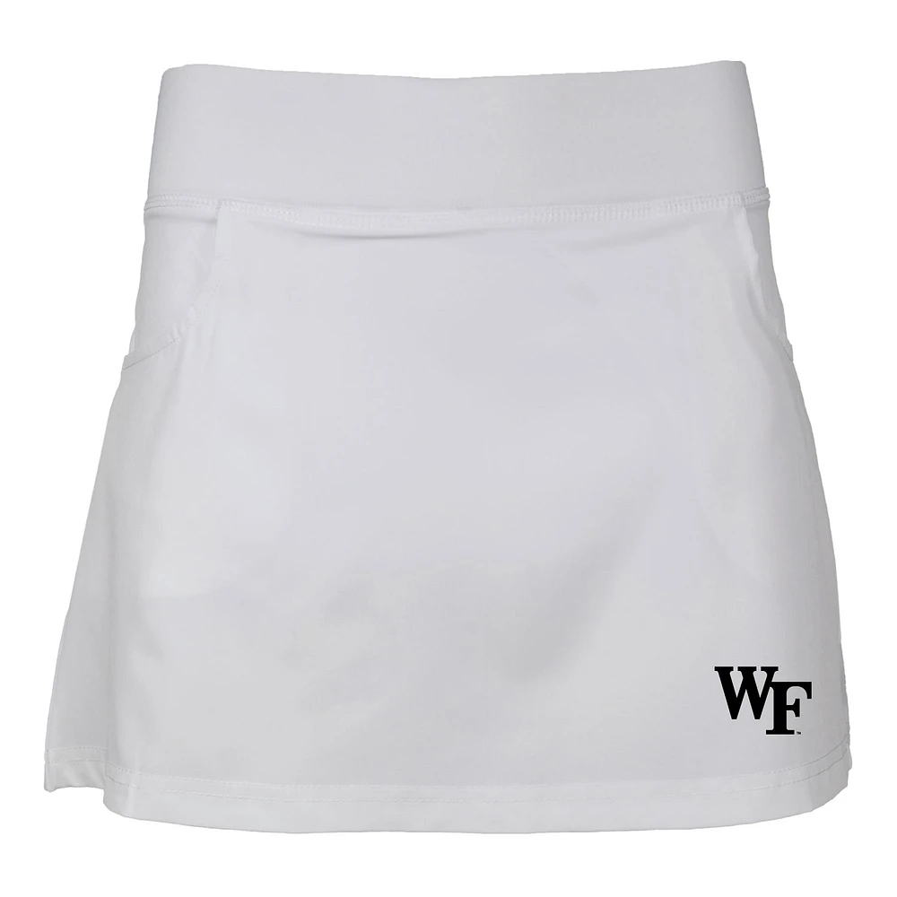 Girls Youth Garb White Wake Forest Demon Deacons Sara Skort