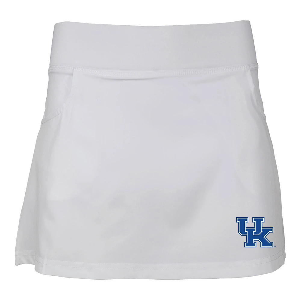 Girls Youth Garb White Kentucky Wildcats Sara Skort