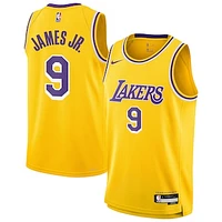 Youth Nike Bronny James Jr. Gold Los Angeles Lakers Swingman Jersey - Icon Edition