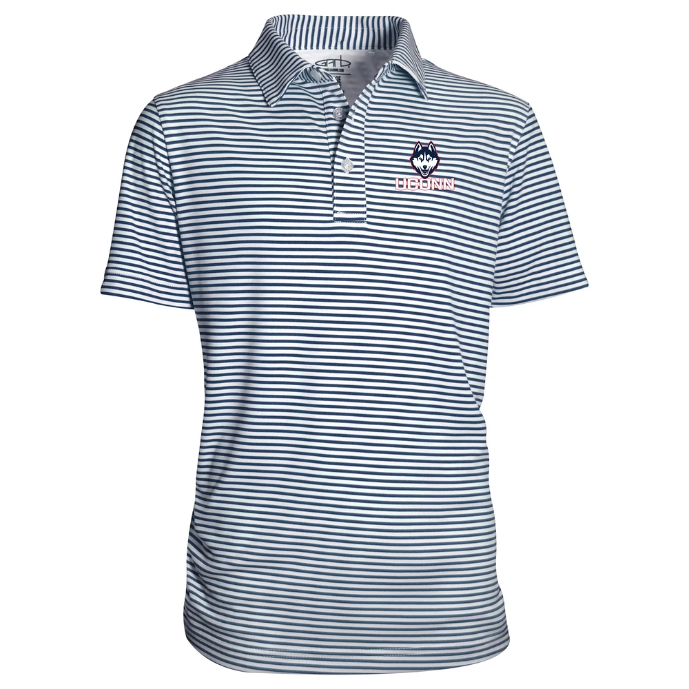 Youth Garb Navy UConn Huskies Carson Polo