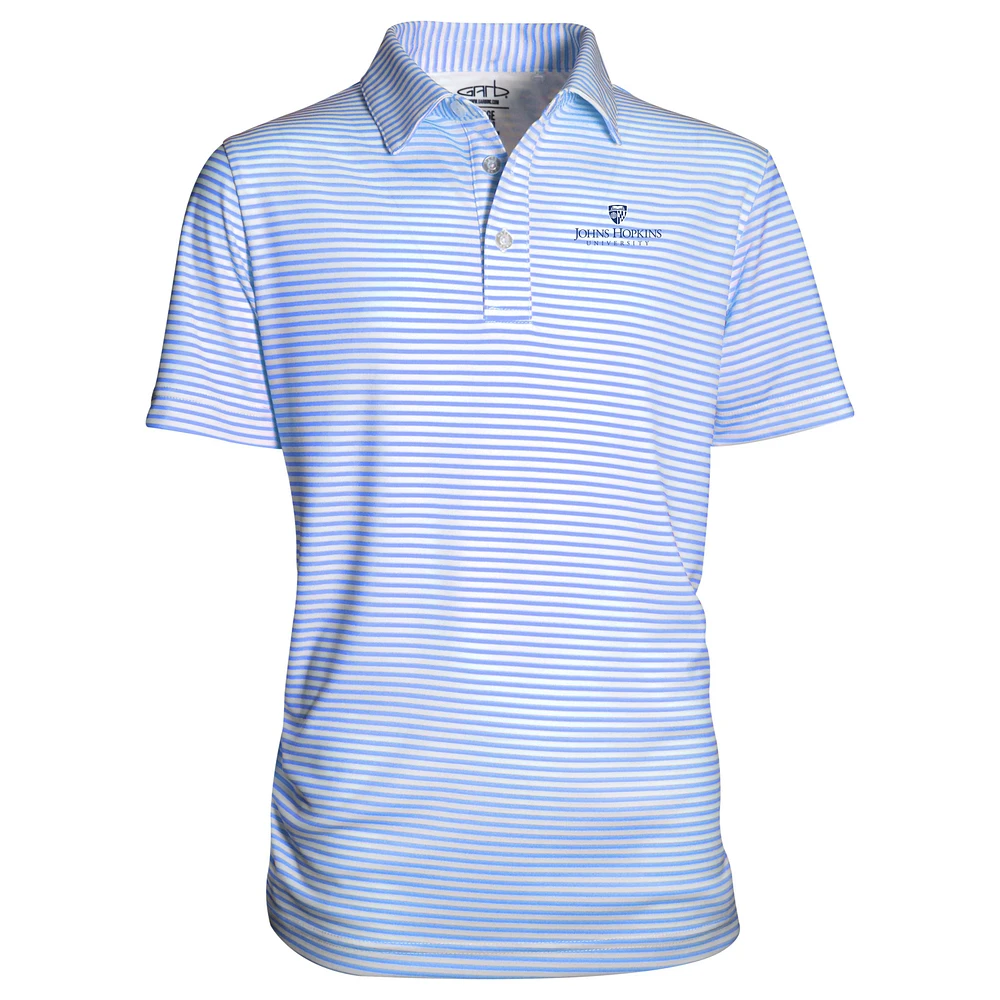 Youth Garb Light Blue Johns Hopkins Jays Carson Polo