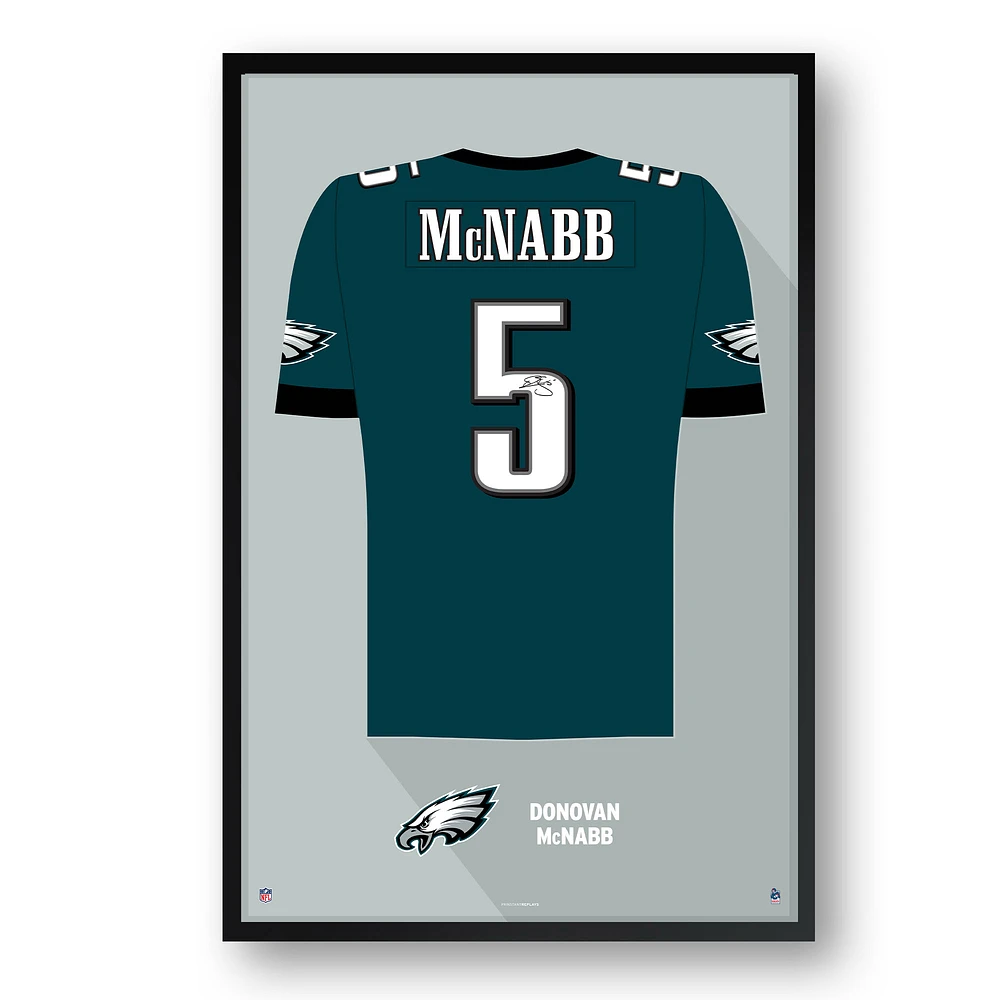 Donovan McNabb Philadelphia Eagles Framed 14" x 20" Retired Jersey Art Print