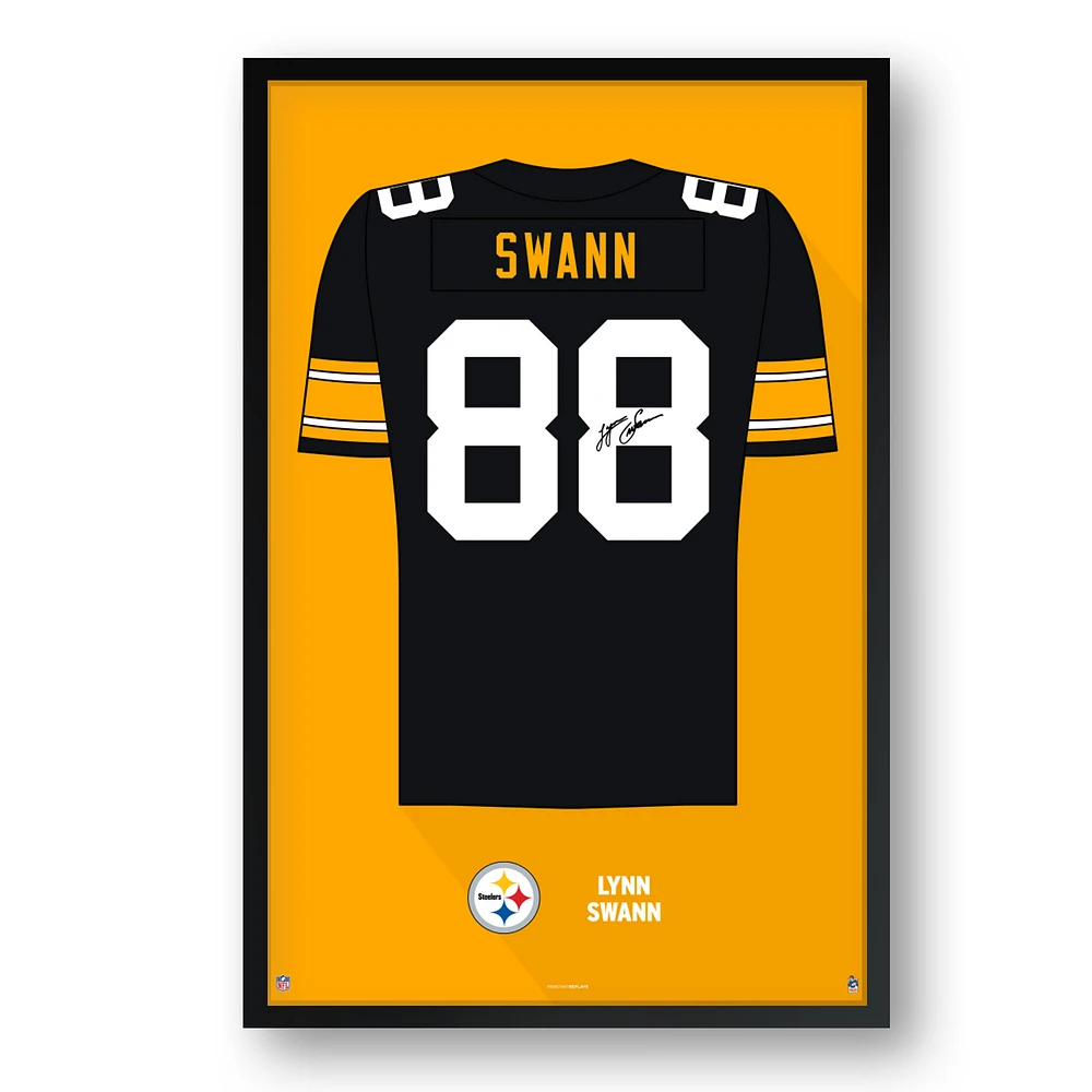 Lynn Swann Pittsburgh Steelers Framed 14" x 20" Retired Jersey Art Print