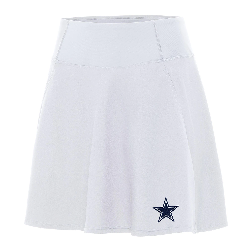 Women's Antigua White Dallas Cowboys Chip Skort