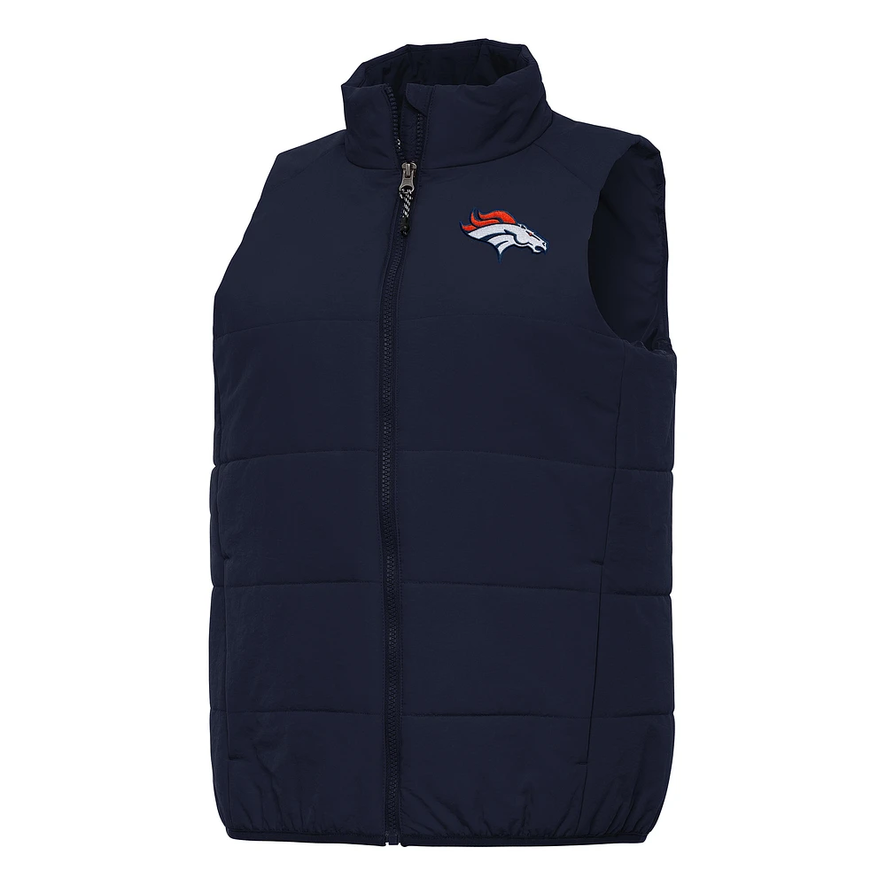 Women's Antigua Navy Denver Broncos Experience Full-Zip Vest