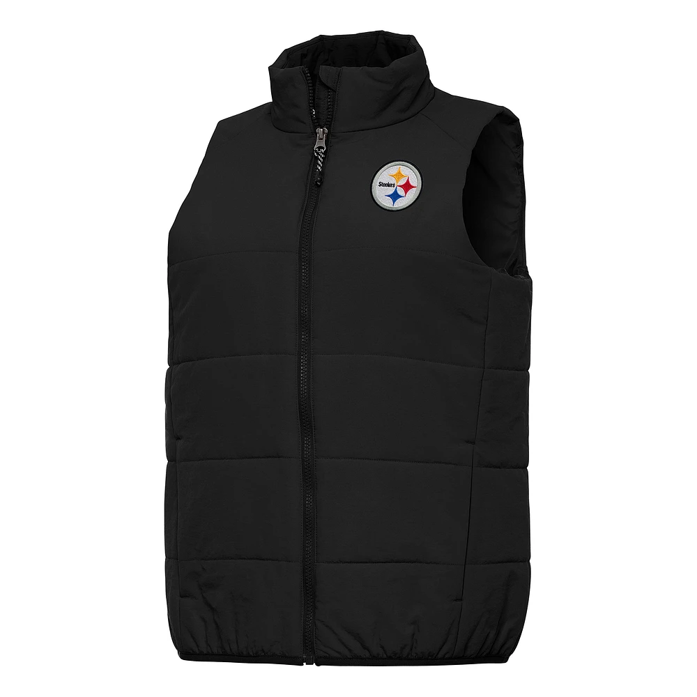 Women's Antigua Pittsburgh Steelers Experience Full-Zip Vest