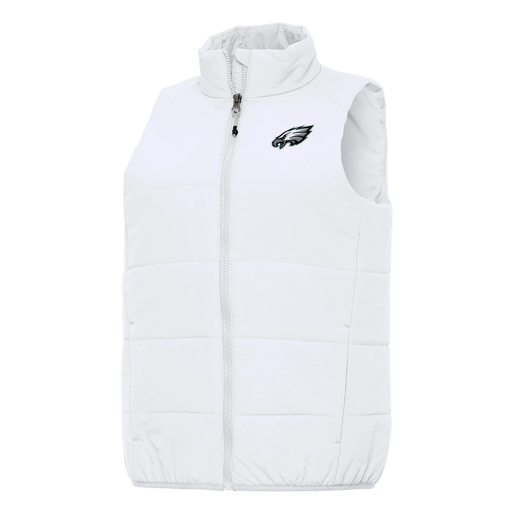 Women's Antigua Philadelphia Eagles Experience Full-Zip Vest