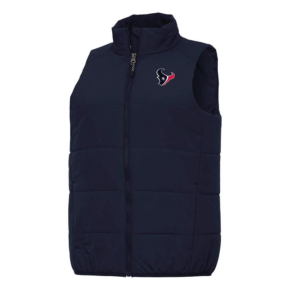 Women's Antigua Navy Houston Texans Experience Full-Zip Vest