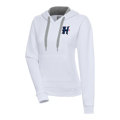 Women's Antigua Houston Texans Victory Pullover Hoodie