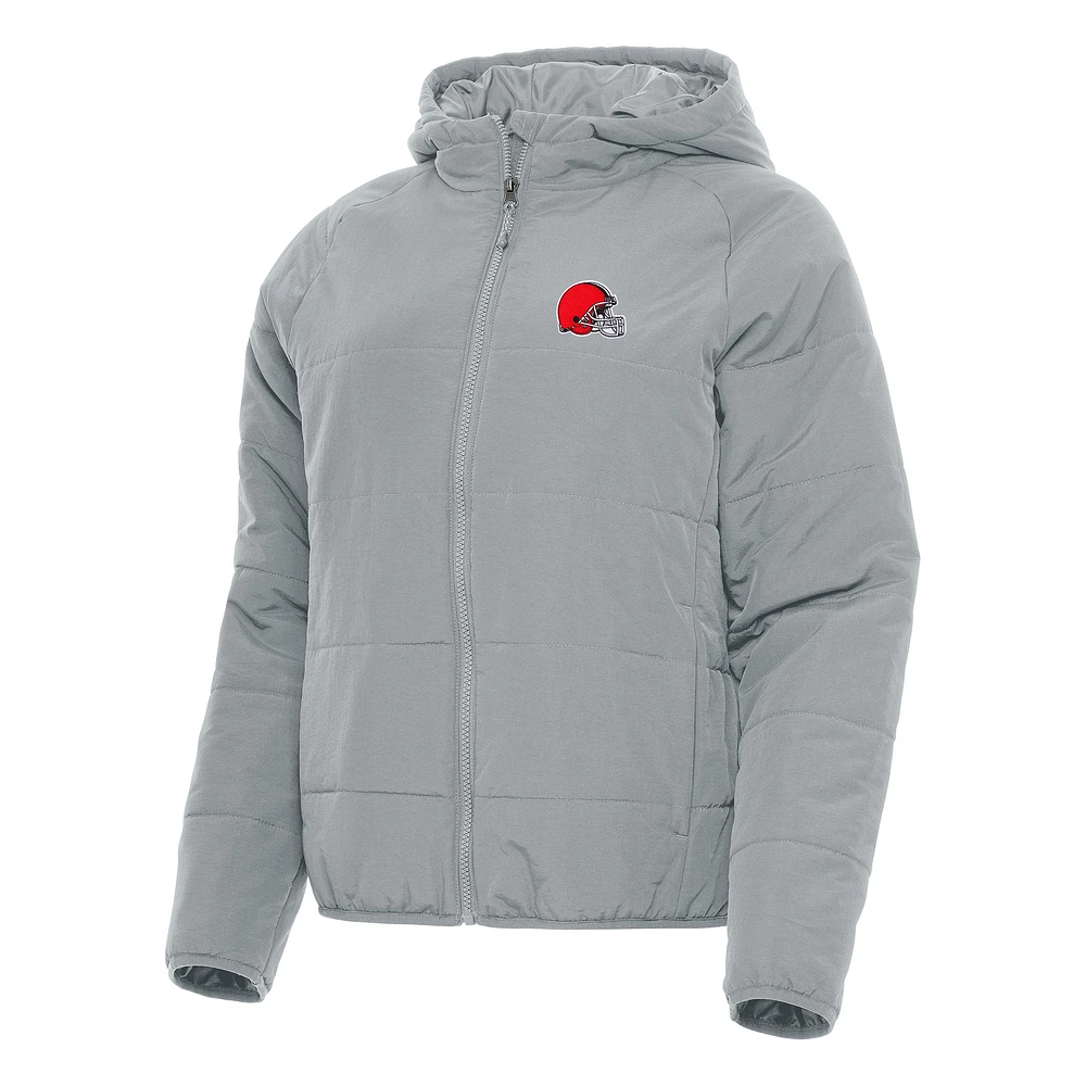 Women's Antigua Cleveland Browns Universe Full-Zip Hoodie Jacket