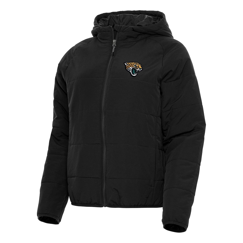 Women's Antigua Jacksonville Jaguars Universe Full-Zip Hoodie Jacket