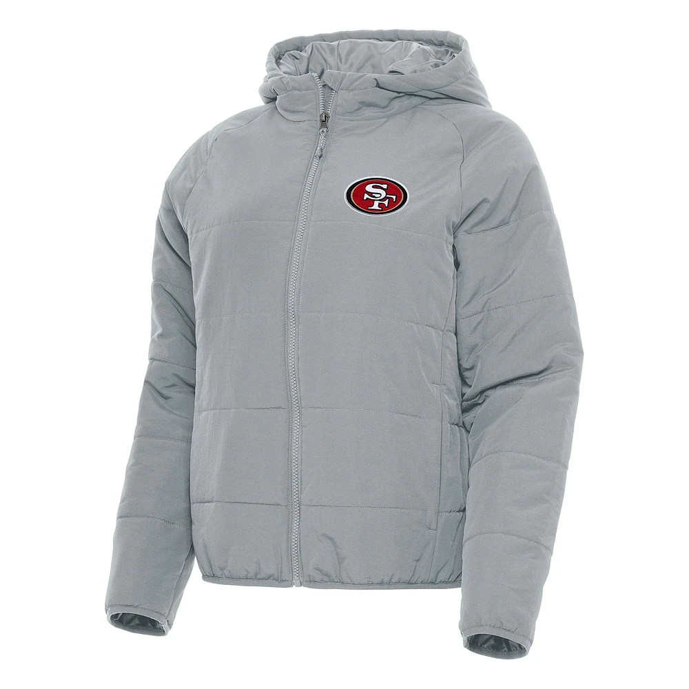 Women's Antigua San Francisco 49ers Universe Full-Zip Hoodie Jacket