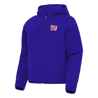 Women's Antigua Royal New York Giants Universe Full-Zip Hoodie Jacket