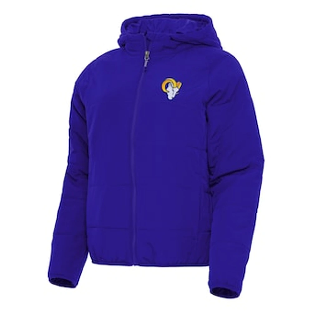 Women's Antigua Royal Los Angeles Rams Universe Full-Zip Hoodie Jacket