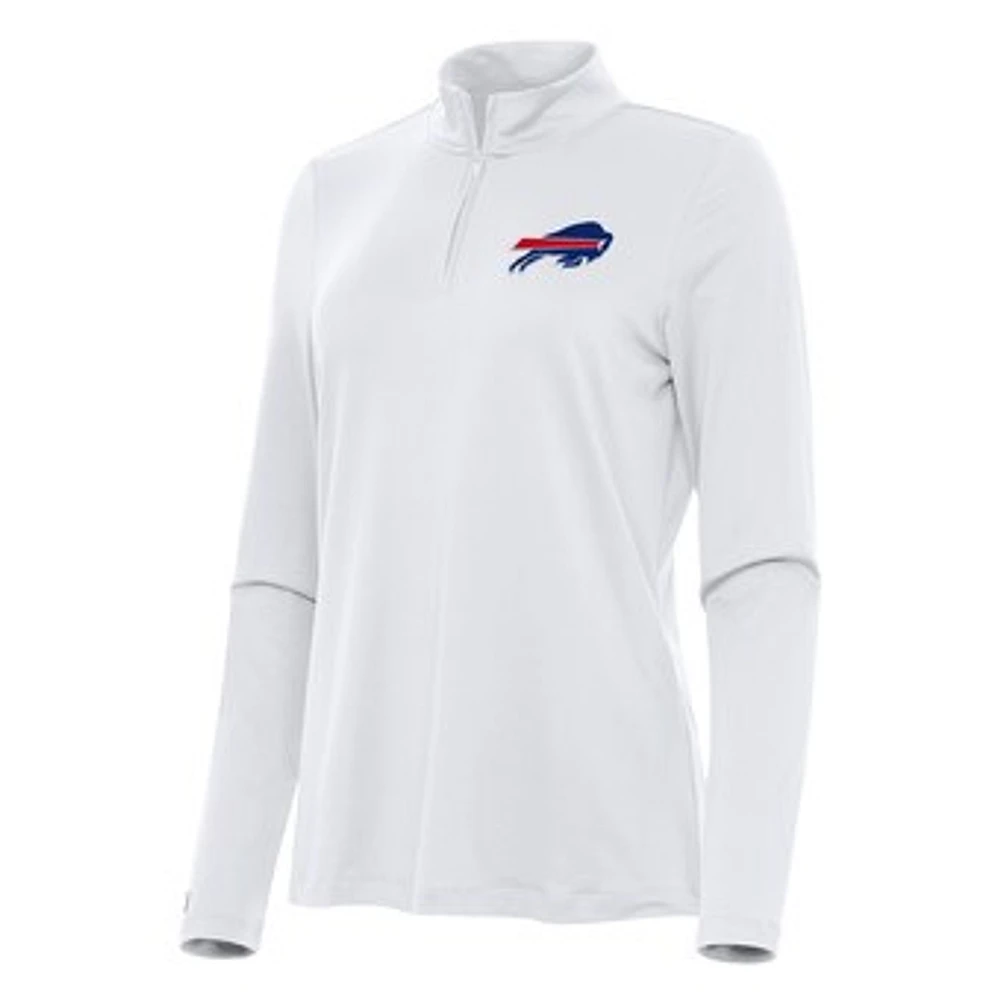Women's Antigua Buffalo Bills Reprocess Quarter-Zip Top