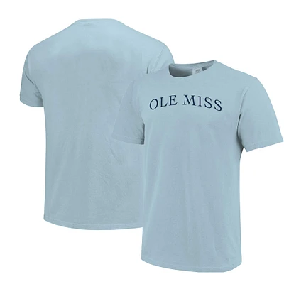 Unisex Light Blue Ole Miss Rebels Comfort Colors Fashion Color Arch T-Shirt