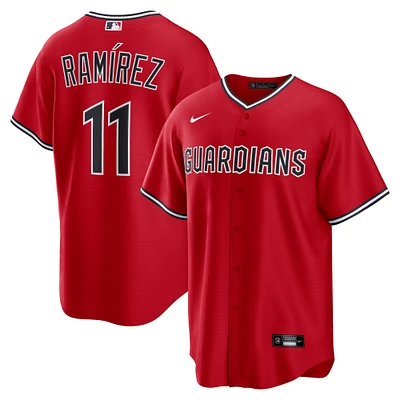 Men's Nike José Ramírez Red Cleveland Guardians Alternate 2 Replica Jersey