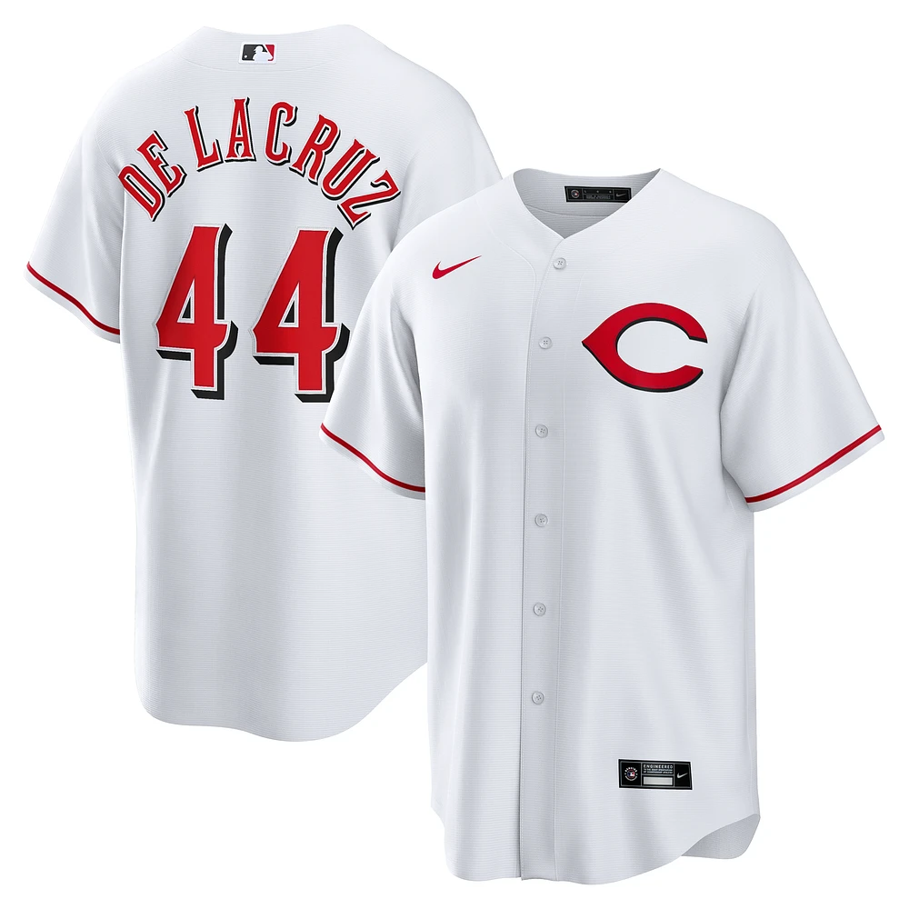 Men's Nike Elly De La Cruz White Cincinnati Reds Alternate 2 Replica Jersey