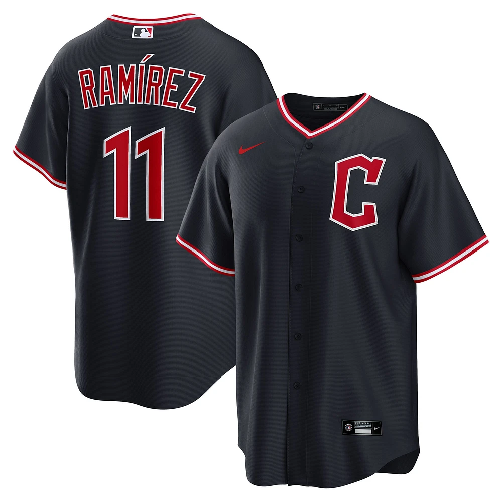 Men's Nike José Ramírez Navy Cleveland Guardians Alternate Replica Jersey