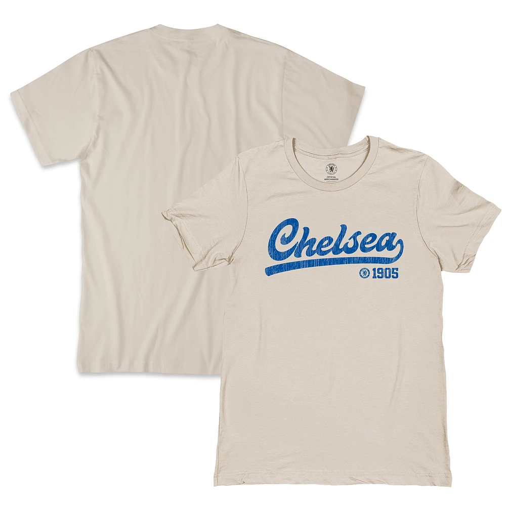 Men's 1863FC Tan Chelsea Script T-Shirt
