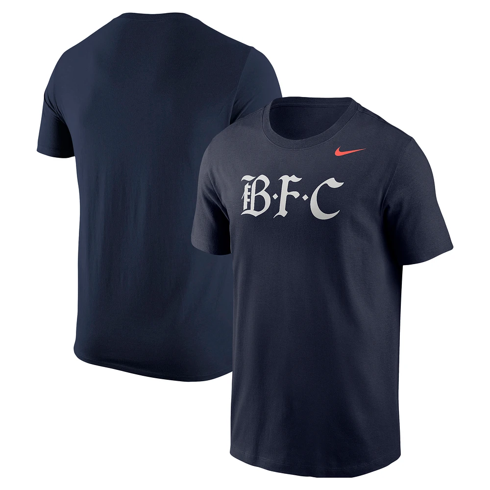 Men's Nike Navy Bay FC Primary Logo Core T-Shirt