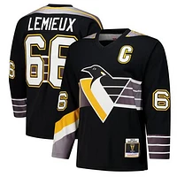 Men's Mario Lemieux Black Pittsburgh Penguins - Power Play Jersey