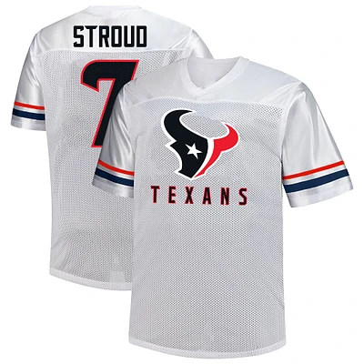 Men's Fanatics C.J. Stroud White Houston Texans Big & Tall V-Neck Fashion Jersey