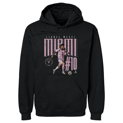 Men's 500 Level Lionel Messi Black Inter Miami CF Dash Pullover Hoodie