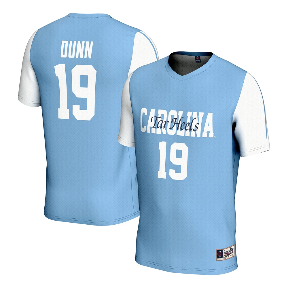 Youth GameDay Greats Crystal Dunn Carolina Blue North Tar Heels Women's Soccer Fashion Jersey