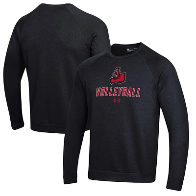 Men's Under Armour Cal State Northridge Matadors Volleyball Rival Fleece Raglan Pullover Sweatshirt