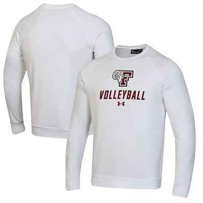 Men's Under Armour Fordham Rams Volleyball Rival Fleece Raglan Pullover Sweatshirt