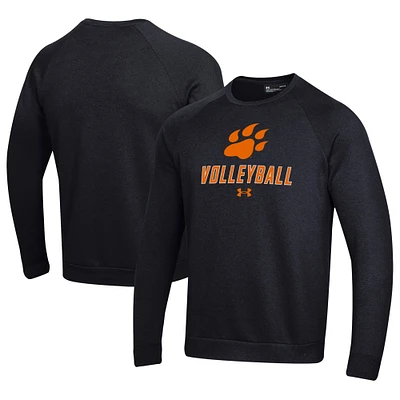 Men's Under Armour Sam Houston State Bearkats Volleyball Rival Fleece Raglan Pullover Sweatshirt