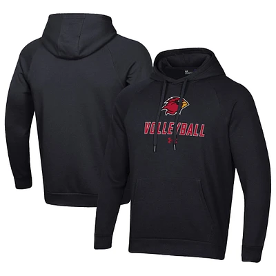 Men's Under Armour Lamar Cardinals Rival Fleece Pullover Hoodie