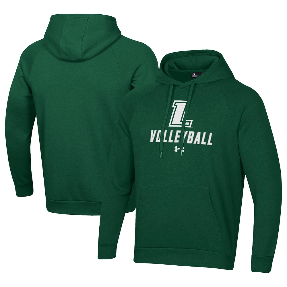 Men's Under Armour Loyola Greyhounds Rival Fleece Pullover Hoodie