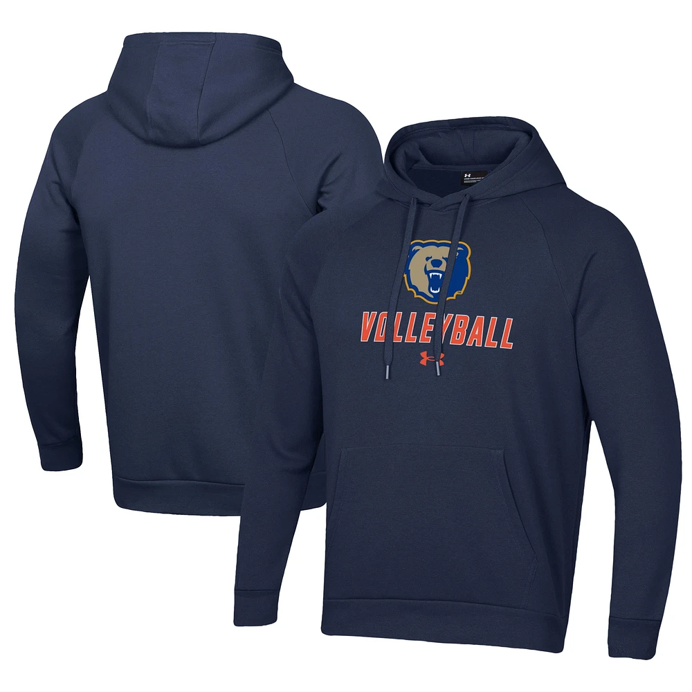 Men's Under Armour Royal Morgan State Bears Rival Fleece Pullover Hoodie