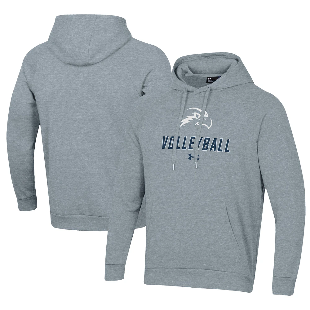 Men's Under Armour Grey UNF Ospreys Rival Fleece Pullover Hoodie