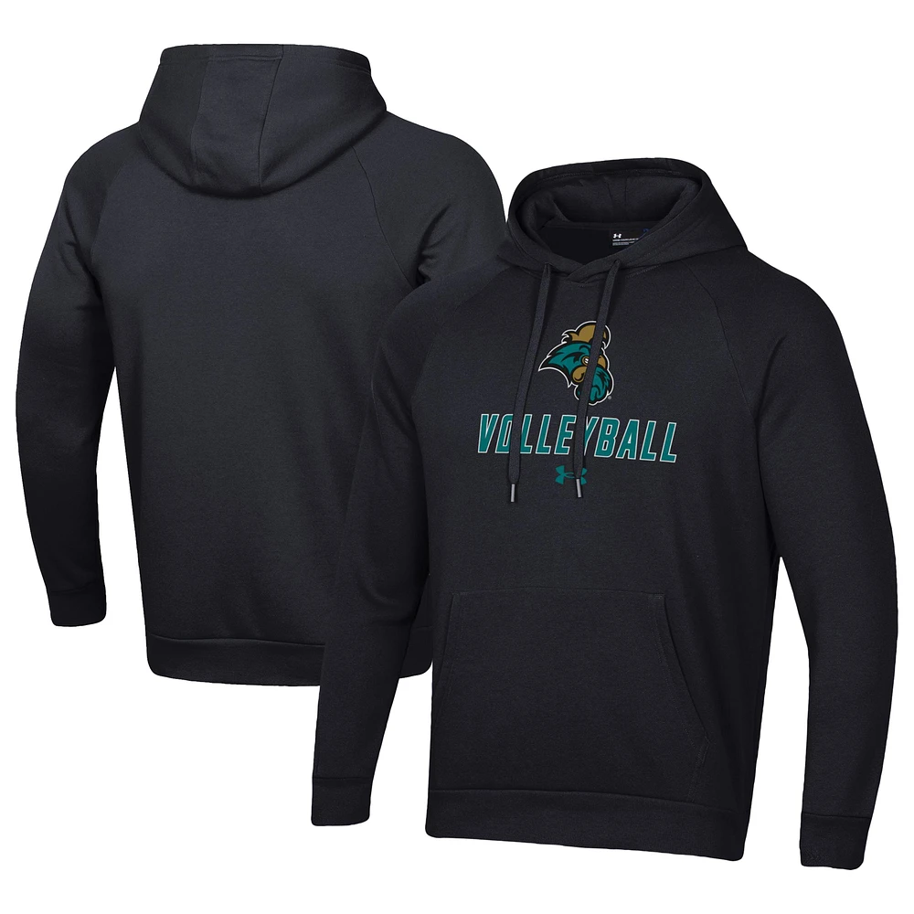 Men's Under Armour Coastal Carolina Chanticleers Rival Fleece Pullover Hoodie