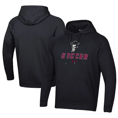 Men's Under Armour Black New Mexico State Aggies Rival Fleece Pullover Hoodie