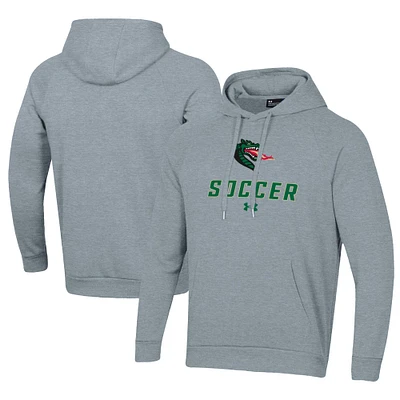 Men's Under Armour Grey UAB Blazers Rival Fleece Pullover Hoodie