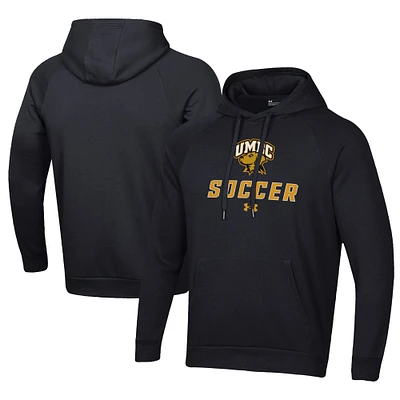 Men's Under Armour Black University of Maryland Baltimore Rival Fleece Pullover Hoodie